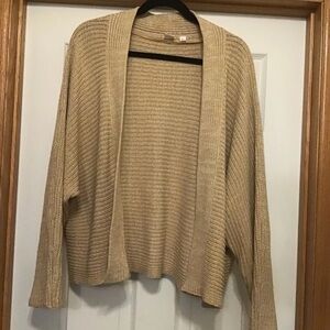 Women's Gap Open Front chunky Knit Cardigan Size L Long Sleeve